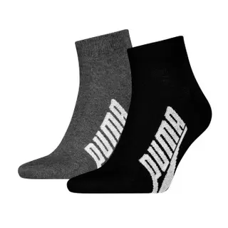 Produktfoto för Puma Strumpor 2P Lifestyle Quarter Sock Svart Strl 39/42