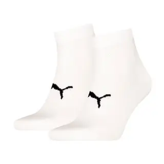 Produktfoto för Puma Strumpor 2P Sport Light Quarter Socks Vit Strl 35/38