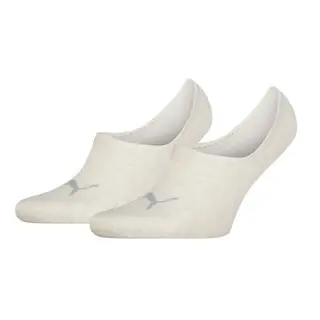 Produktfoto för Puma Strumpor 2P Unisex Footie High Cut Socks Creme Strl 43/46