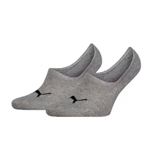 Produktfoto för Puma Strumpor 2P Unisex Footie High Cut Socks Grå Strl 43/46