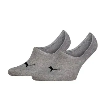 Alternativ bild 0 för Puma Strumpor 2P Unisex Footie High Cut Socks Grå Strl 43/46
