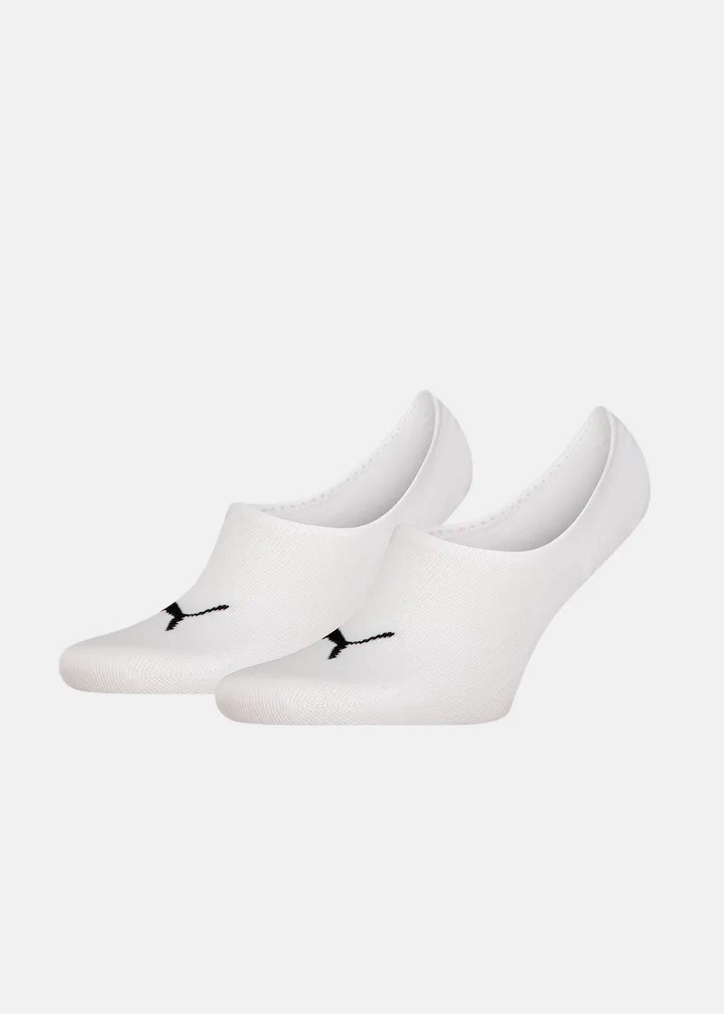 Bild 1 för Puma Strumpor 2P Unisex Footie High Cut Socks Vit Strl 35/38