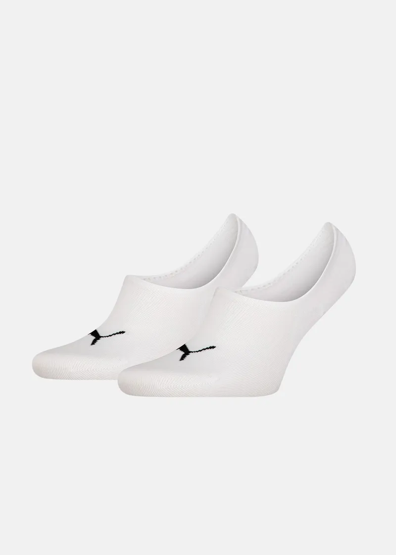 Bild 2 för Puma Strumpor 2P Unisex Footie High Cut Socks Vit Strl 35/38