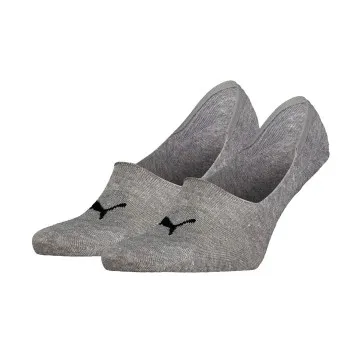 Alternativ bild 0 för Puma Strumpor 2P Unisex Mid Cut Footie Socks Grå Strl 39/42