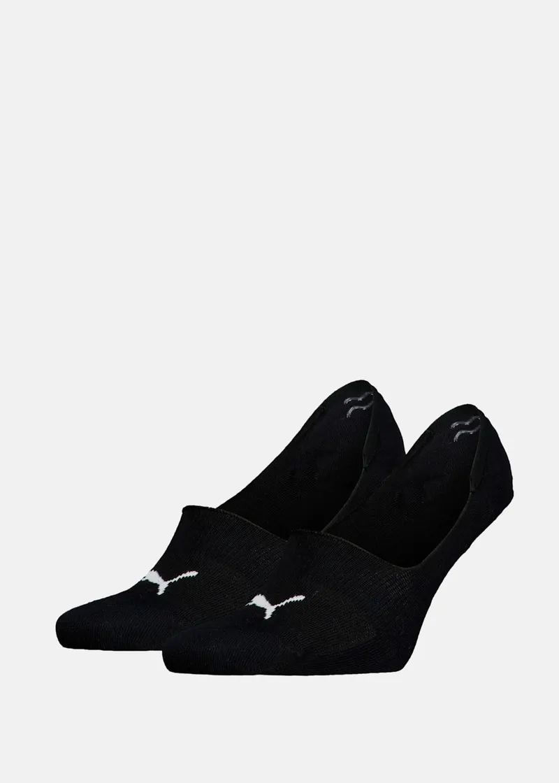 Bild 2 för Puma Strumpor 2P Unisex Mid Cut Footie Socks Svart Strl 43/46
