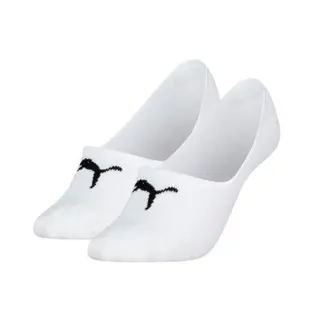 Produktfoto för Puma Strumpor 2P Women Cushioned Footie Socks Vit bomull Strl 39/42 Dam