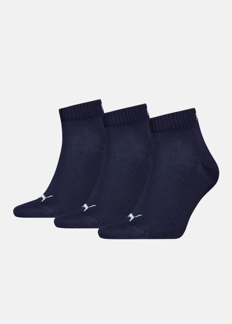 Bild 1 för Puma Strumpor 3P Quarter Socks Marin Strl 39/42