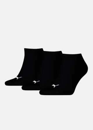 Produktfoto för Puma Strumpor 3P Sneaker Socks Svart Strl 35/38