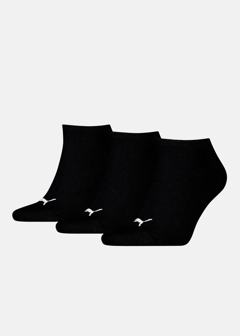 Bild 2 för Puma Strumpor 3P Sneaker Socks Svart Strl 43/46