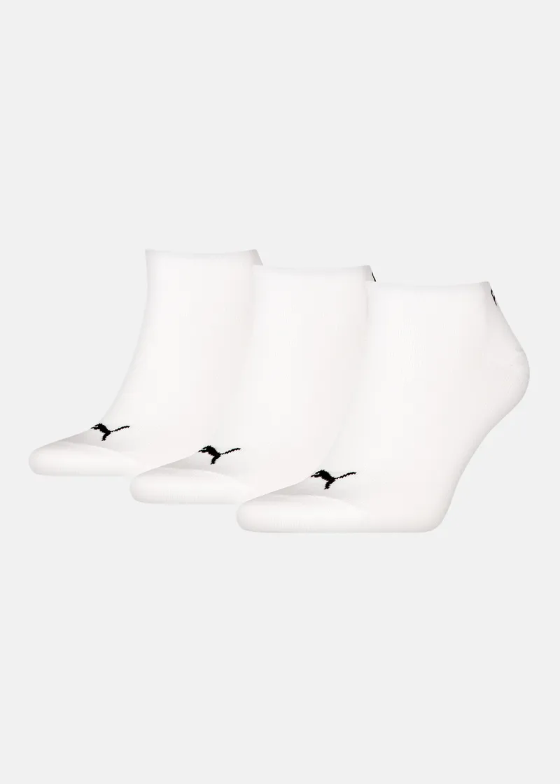 Bild 2 för Puma Strumpor 3P Sneaker Socks Vit Strl 43/46