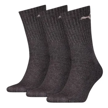 Alternativ bild 0 för Puma Strumpor 3P Sport Crew Socks Antracit Strl 35/38