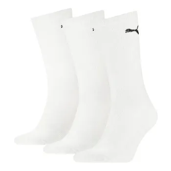 Alternativ bild 0 för Puma Strumpor 3P Unisex Light Crew Socks Vit Strl 43/46