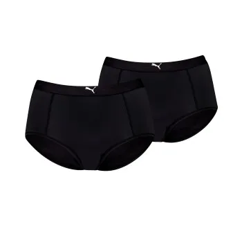 Alternativ bild 0 för Puma Trosor 2P High Waist Hipster Svart polyamid X-Small Dam