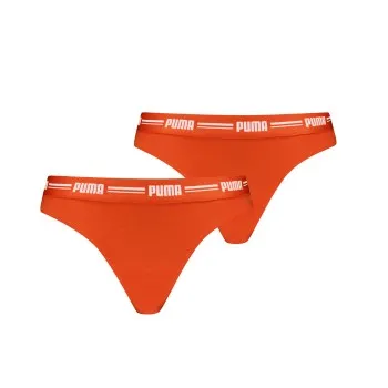 Alternativ bild 0 för Puma Trosor 2P Logo Waistband String Orange Small Dam
