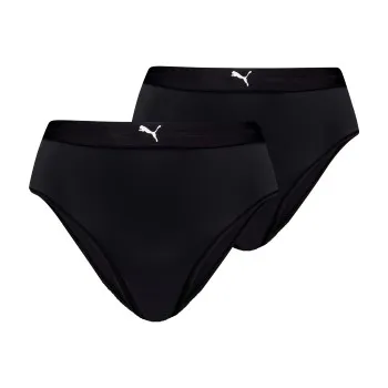Alternativ bild 0 för Puma Trosor 2P Women High Waist Brazilian Briefs Svart polyamid X-Small Dam
