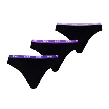 Alternativ bild 0 för Puma Trosor 3P Iconic String Svart/Rosa bomull Small Dam