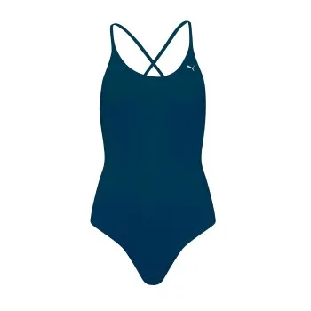 Alternativ bild 0 för Puma V-Neck Padded Swimsuit Marin Small Dam