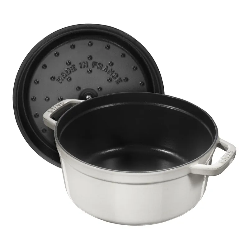 Bild 3 för Puodas żeliwny apvalus Staub - 6.7 ltr, Balta trufla