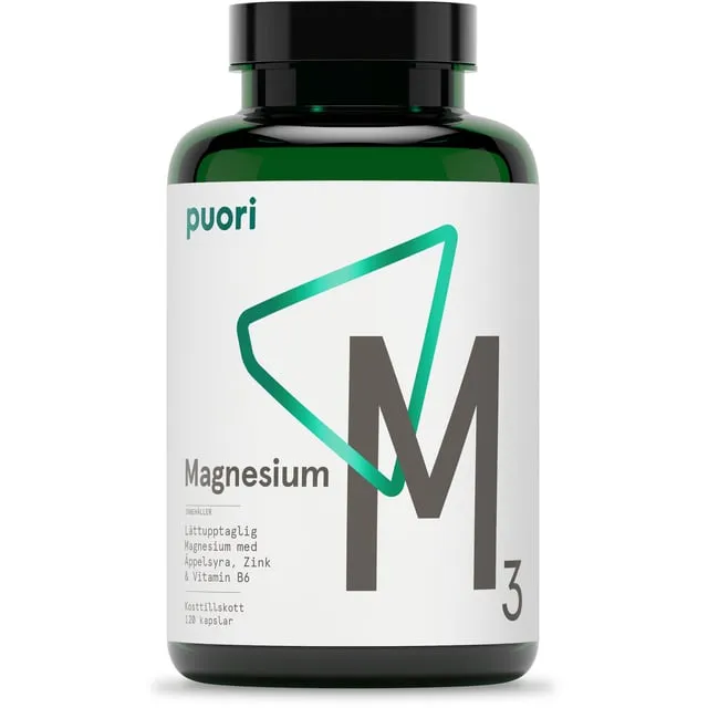 Alternativ bild 0 för Puori M3 Magnesium 120 kapslar