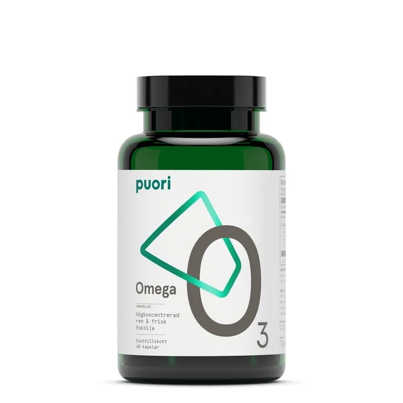 Bild 1 för Puori O3 Omega-3 2000 mg 60 kapslar