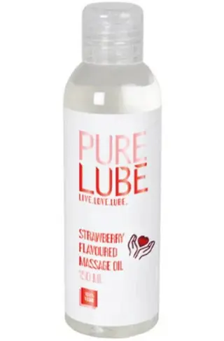 Produktfoto för PURE LUBE MASSAGEOLJA JORDGUBB 150 ml