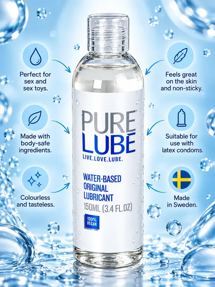 Bild 2 för Pure Lube Water-Based Lubricant 150 ml