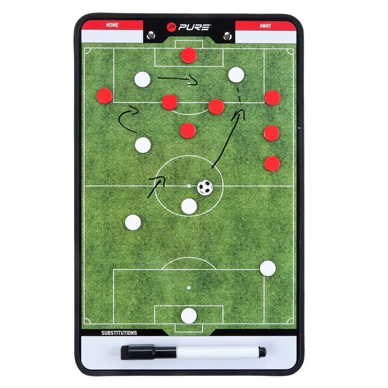 Bild 1 för Pure2Improve Dubbelsidig taktikplatta för fotboll 35x22 cm P2I100680