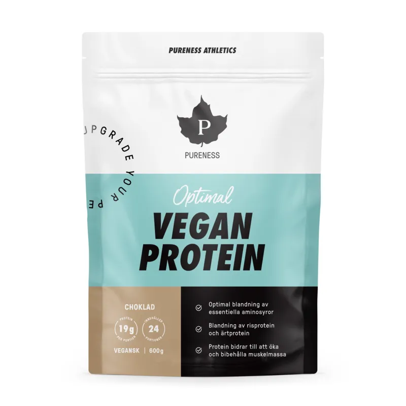 Bild 1 för Pureness Athletics Optimal Vegan Protein Choklad 600 g
