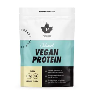Produktfoto för Pureness Athletics Optimal Vegan Protein Vanilj 600 g