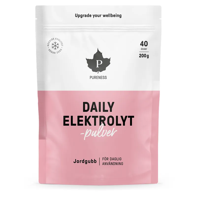 Bild 2 för Pureness Daily Elektrolytpulver Jordgubb 200 g