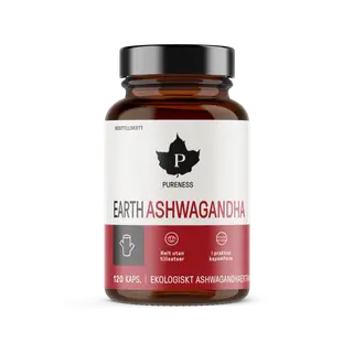 Produktfoto för Pureness Earth Ashwagandha 120 kapslar