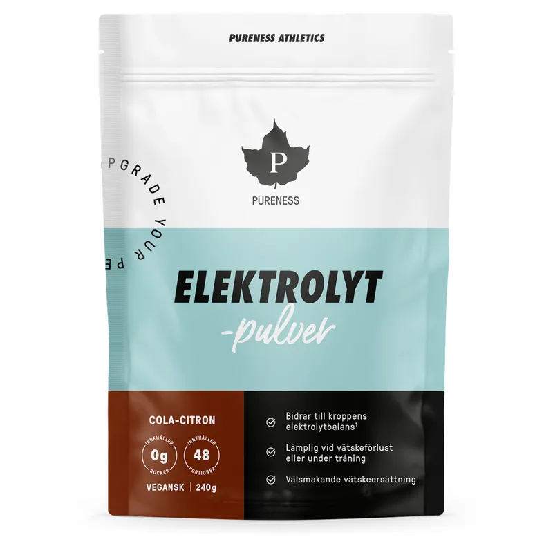 Bild 2 för Pureness Elektrolytpulver Cola-Citron 240 g