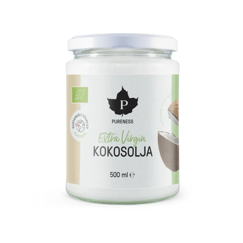 Bild 2 för Pureness Extra Virgin Kokosolja EKO 500 ml