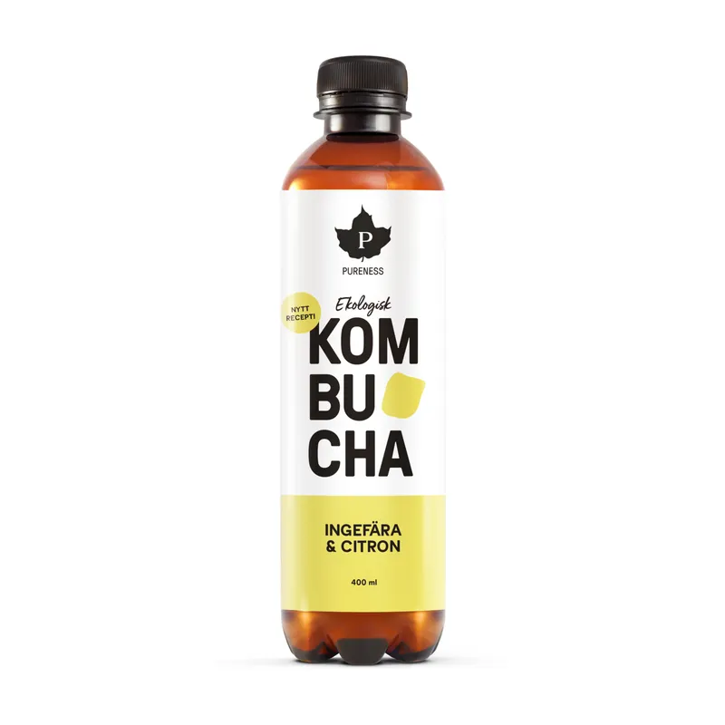 Bild 2 för Pureness Kombucha Ingefära & Citron EKO 400 ml
