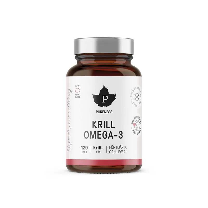 Bild 1 för Pureness Krill Omega-3 120 kapslar