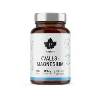 Produktfoto för Pureness Kvällsmagnesium 120 kapslar