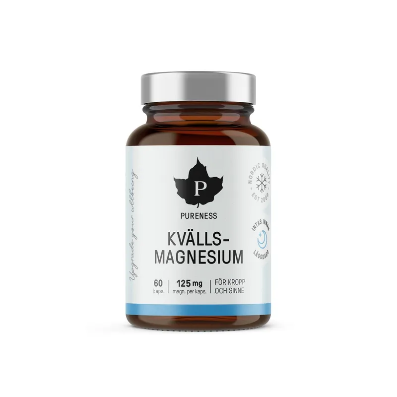 Bild 1 för Pureness Kvällsmagnesium 60 kapslar