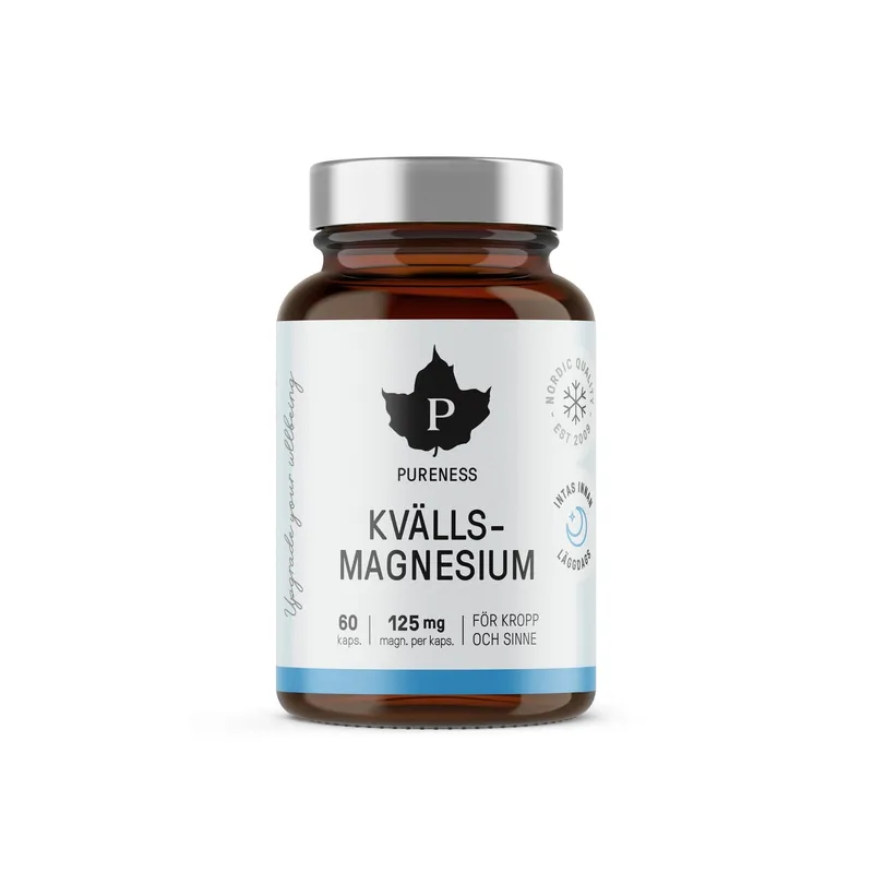 Bild 2 för Pureness Kvällsmagnesium 60 kapslar