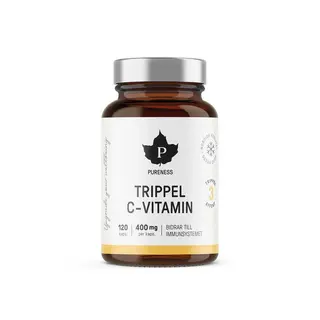 Produktfoto för Pureness Trippel C-vitamin 120 kapslar