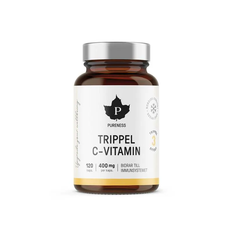 Bild 1 för Pureness Trippel C-vitamin 120 kapslar