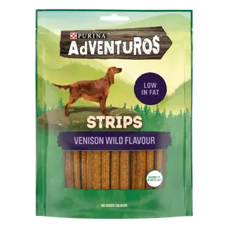 Produktfoto för Purina AdVENTuROS Strips Venison 90 g