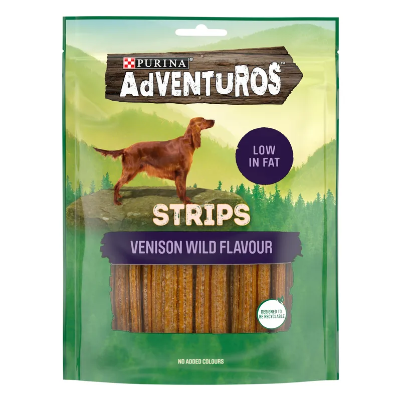 Bild 2 för Purina AdVENTuROS Strips Venison 90 g