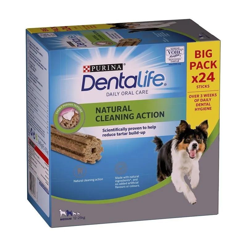 Bild 1 för Purina DentaLife Medium 12-25 kg Big Pack 24 st