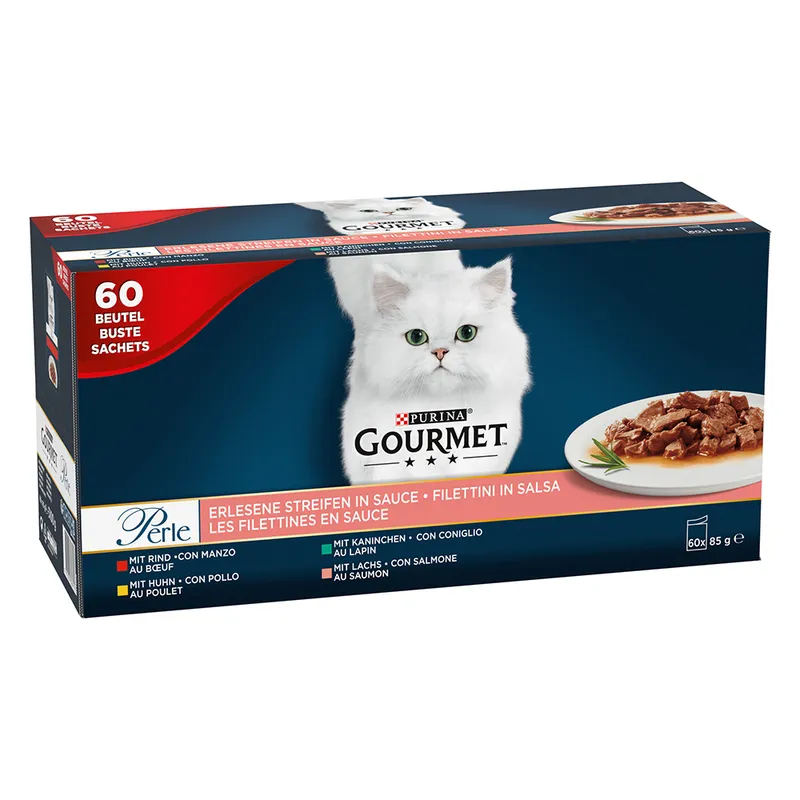 Alternativ bild 0 för PURINA Gourmet Perle Mix - våtfoder för katter - 60x85g