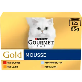 Produktfoto för Purina GOURMET Purina Gourmet Gold Mousse Menybox 12-pack