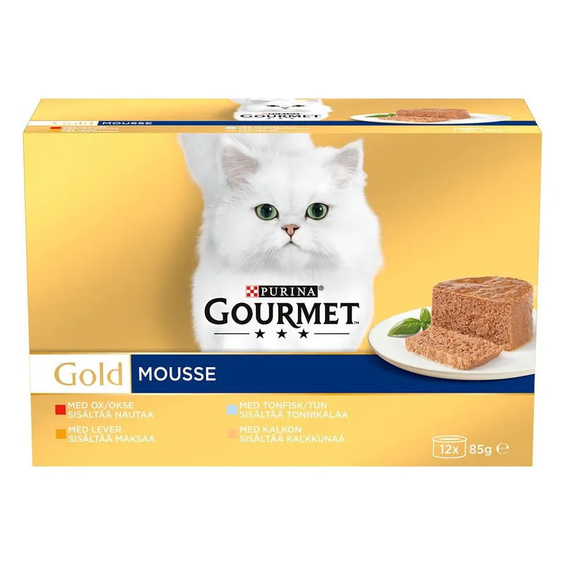 Bild 1 för Purina GOURMET Purina Gourmet Gold Mousse Menybox 12-pack
