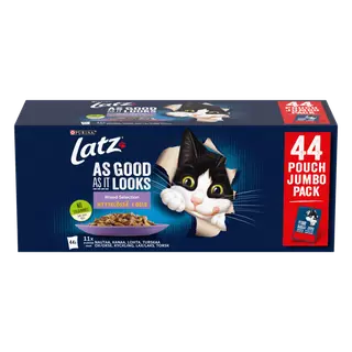 Produktfoto för Purina Latz As Good As It Looks Mixed Selection i géle 44 x 85 g