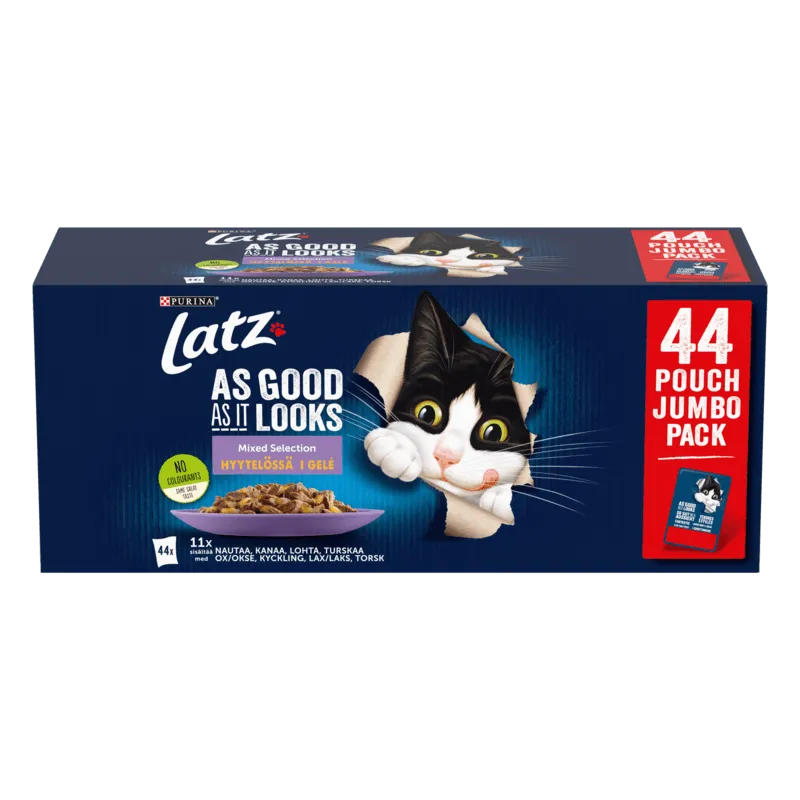 Bild 1 för Purina Latz As Good As It Looks Mixed Selection i géle 44 x 85 g
