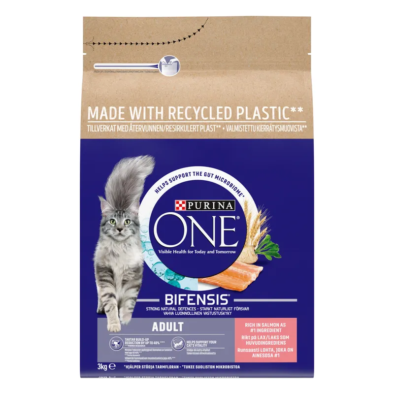 Bild 2 för Purina ONE Purina One Adult Lax och Fullkorn 3 kg