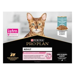Produktfoto för Purina Pro Plan Adult Delicate Digestion med havsfisk i sås 850 g